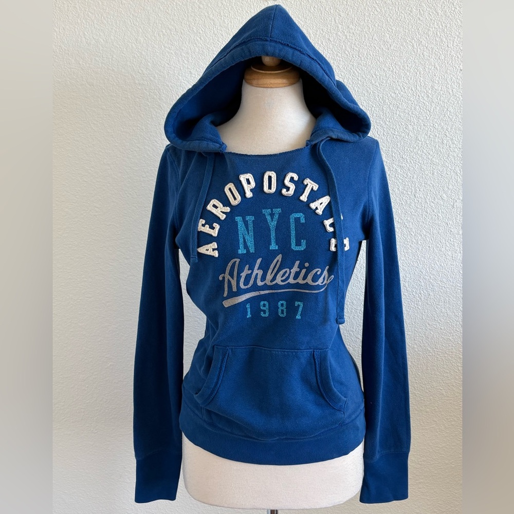 Y2K‎ Aeropostale Pullover Sweater Hoodie Women’s M Vintage NYC Athletics Vintage